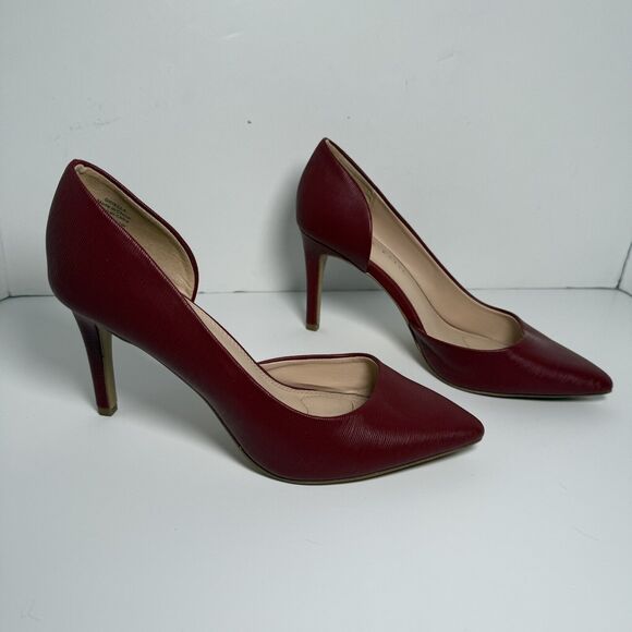 Kelly & Katie Shoes - Kelly & Katie Driella Red Pumps Heels Size 9